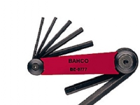 BAHCO Unbrako®-nøglesæt, sorte, metrisk BE-9777 sæt, 7 dele 2.5-3-4-5-6-8-10mm monteret i knivholder