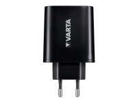 Varta Wall Charger - Strømforsyningsadapter - 27 Watt - 5.4 A - 3 output-stikforbindelser (2 x USB, USB-C)