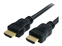 StarTech.com 3m High Speed HDMI Cable w/ Ethernet Ultra HD 4k x 2k - HDMI-kabel med Ethernet - HDMI han til HDMI han - 3 m - sort