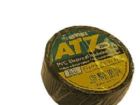 PVC tape sort 25mm x 20m - StrækbarAT7, selvklæbende og vandafvisende, 0-70 gr. C