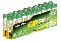 GP Super Alkaline 24A S20 - Batteri 20 x AAA - Alkalisk