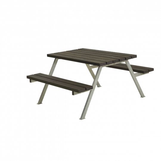 Plus Alpha Bord/Bænkesæt - 118 cm - ReTex - Sort - 187510-35