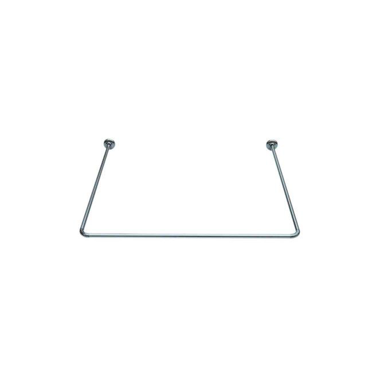 Geyser U forhængsstang stål 90x90x90 cm Ø22mm