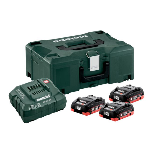 Metabo 4007430333957 - 685133000 Basissæt batterier med oplader