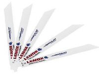 Lenox bajonetsavklinge 200mm - Bi-Metal 200x20x1.3mm 10tpi t/træ/metal 810r 5stk