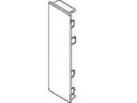 HAGER Endestykke for BR70130 RAL 7035