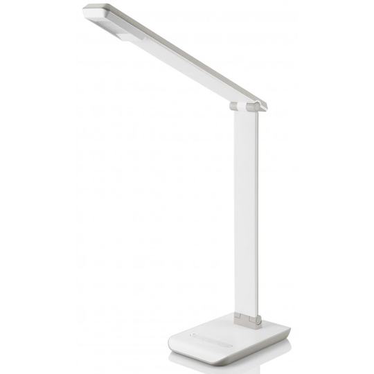 Philips Crane LED-skrivebordslampe, Hvid 1x4W