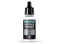 Vallejo 70.600, Grundmaling primer, Metal, Plast, Polyvinylchlorid (PVC), Træ, Allerede blandet, Hvid, 0,017 L, 1 stk