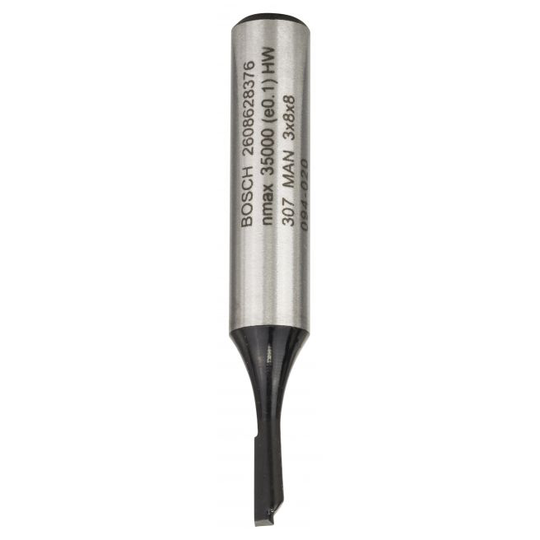 Bosch Fræser Not 1 Skær Hm 3x8x8mm - 2608628376