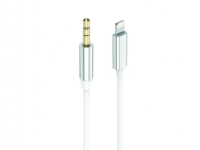 2GO 797218, 3.5mm, Hanstik, Lightning, Hanstik, 1 m, Hvid