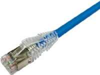 NETCONNECT Patchkabel kat 6A S/FTP PiMF, længde: 2,5 m farve: blå med LSZH kappe