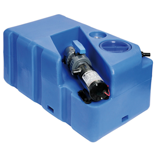 Septiktank 60L med Maceratorpumpe 12V 65 x 39 x 30 cm