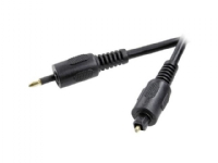 SpeaKa Professional SP-7870644, TOSLINK, Hanstik, 3.5mm TRS, Hanstik, 1 m, Sort
