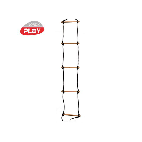 NORDIC PLAY Rebstige 5-Trin med sort reb - 805-461
