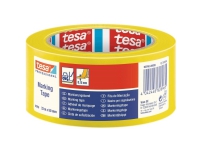 Tesaflex 60760 PV1 - Markeringstape - 50 mm x 33 m - PVC - sort, gul