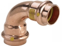 VIEGA Profipress G bøjning 90Gr. 28 mm af kobber, SC-Contur muffe/muffe
