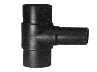 PE T-stk. 90° 200mm PN10 - PE100-SDR17. GF