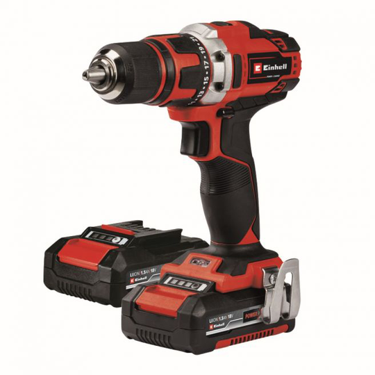 Einhell TE-CD 18/40 akku boremaskine 2x18V/1,5Ah batteri og lader