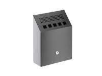 DURABLE - Cigaretbeholder - 2.5 L - stål - sort
