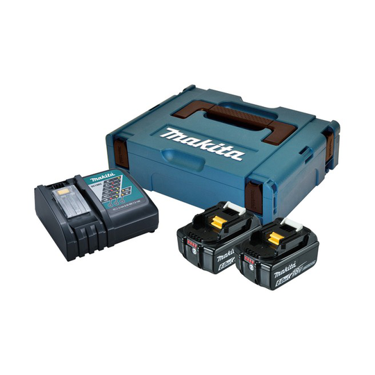 Makita Batteripakke 2xbl1860b+1dc18rc - 198116-4