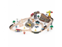 KidKraft 0706943178058, Vehicle & track set, 3 År, Plast, Træ, Flerfarvet, Blå, Rød