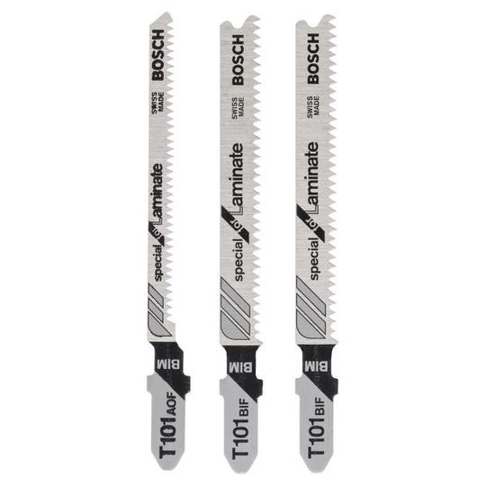 Bosch Stiksavklinge. Sæt 1/t101aof 2/t101bif 3 Stk - 2608636429