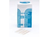 Tandstik 65 mm Rund Indpakket Træ,50 pk x 1000 stk/krt
