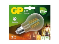 LED Pære GP Filament E27 7Watt 806 Lumen Dæmpbar,1 stk
