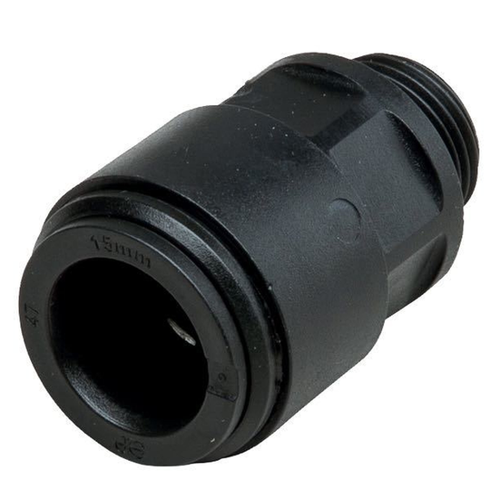 John Guest Quick Kobling 3/8 gevind ø15 mm