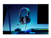 Razer Kraken X USB - Headset - fuld størrelse - kabling - USB - klassisk sort