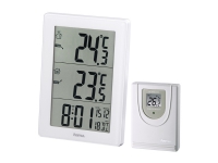 Hama EWS-3000, Hvid, Indendørs termometer, Udendørs termometer, Batteri