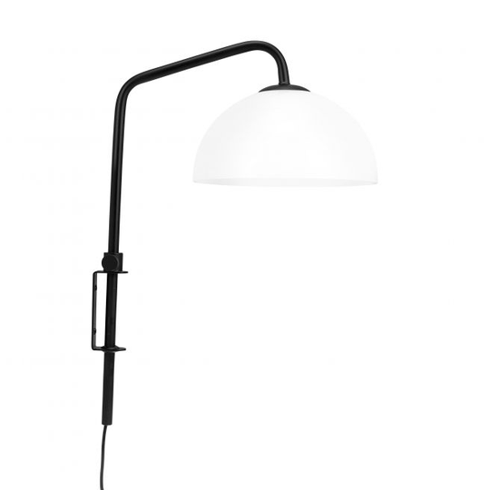 Dyberg Larsen Jazz Opal/sort Væg Lampe - 7300