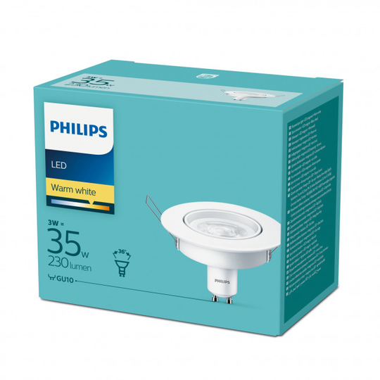 Philips LEDClassic 35W spot glas GU10 Kit - 8718699667047