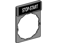 Skilt ZBY2366 MRK:STOP-START