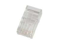 MicroConnect Modular - Netværk-konnektor - RJ-45 (han) - ikke afskærmet - CAT 6 (pakke med 50)
