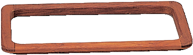 Ramme til handskerum, teak 34 x 17,3 cm.