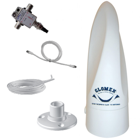 Glomex VT300 TV antenne compact avior m/kabel og beslag