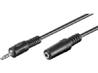 VIVOLINK Audiokabel 3,5 mm minijack han - hun, længde 5 meter