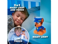 Paw Patrol Chase 2i1 Natlampe og lygte Figur