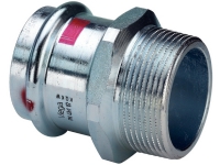 VIEGA Inox overgang 2x54 mm Inox, rustfri stål, muffe/nippel, SC-Contur