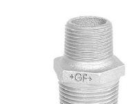 Brystnippel galvaniseret reduktion 1/2 x 1/4