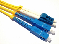 Fiberpatchkabel SC/UPC-LC/UPC singlemode Duplex 3 m