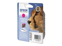 Epson T0713 - 5.5 ml - magenta - original - blister med RF alarm - blækpatron - for Stylus DX9400, SX115, SX210, SX215, SX218, SX415, SX515, SX610 S