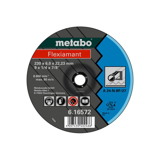 Metabo 4007430445094 - 616725000 Kvalitetsklasse A 24-N Flexiamant stål