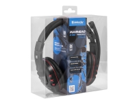 Defender Warhead G-160 - Gaming - headset - på øret - kabling - 3,5 mm jackstik - sort