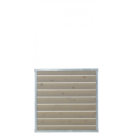 Plus Cubic rammehegn m/træbeklædning 90x90 cm 17505-18