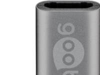 Goobay Adapter USB-C auf USB 2.0 Micro-B, grau [USB-C™-Stecker > USB 2.0-Micro-Buchse (Typ B)]