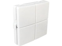 LOGIC GROUP MATRIX ZBA er en Z-Wave baseret, batteridrevet betjeningsenhed med 4 tryk til FUGA installationer
