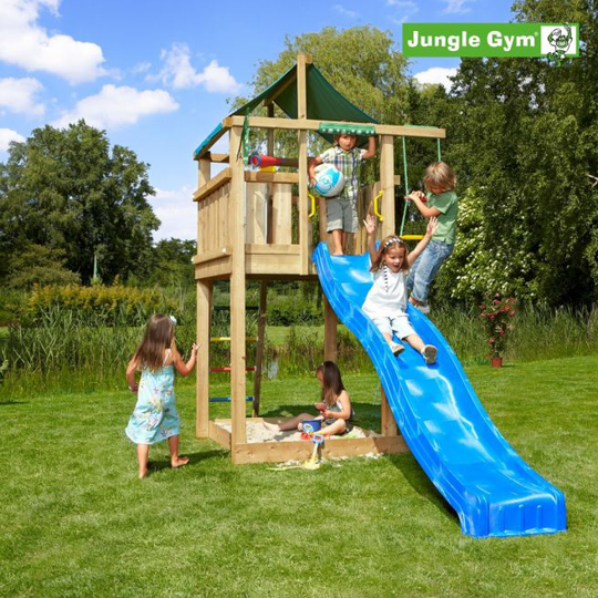 Jungle Gym Lodge legetårn komplet ekskl. rutschebane - 804-274B