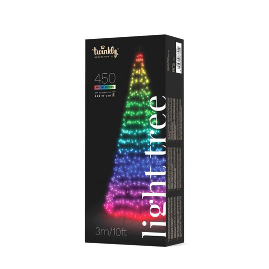 Twinkly Lyskæde - Lys Træ 3m 500 LED Inkl. Stang GEN II